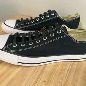 Converse Men's Black Canvas Sneakers